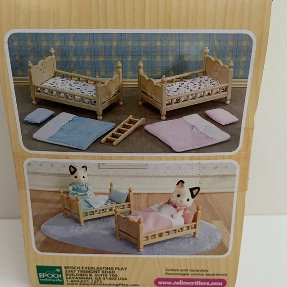 Calico Critters Bunk Beds, NEW IN BOX
PRICE IS FIRM! GREAT EASTER GIFT! - Picture 3 of 4